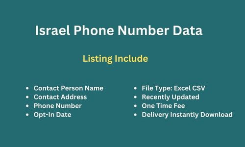 以色列电话号码列表