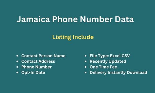 牙买加电话号码列表​